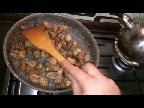 Видео рецепт Жареная картошка с мясом