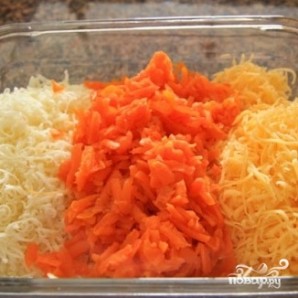 Гренки с сыром и морковью - фото шаг 4