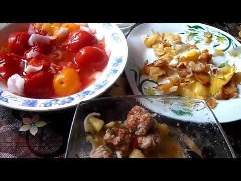 Видео рецепт Суп с фрикадельками и помидорами